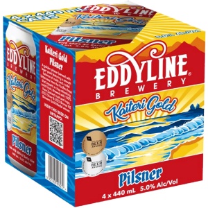 Picture of Eddyline Kaiteri Gold Pilsner 4pk Cans 440ml